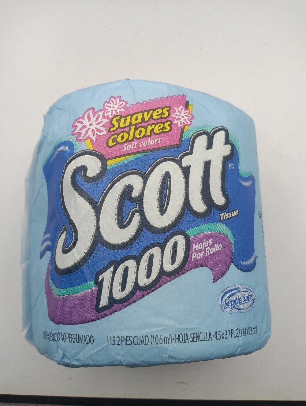 Vintage Blue Scott Toilet Paper 1000 Sheets Bathroom Tissue 2005 Soft Colors NEW